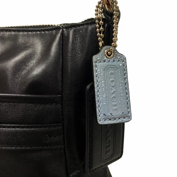Coach 17816 Chelsea Black Leather Ashlynn Hobo Bag